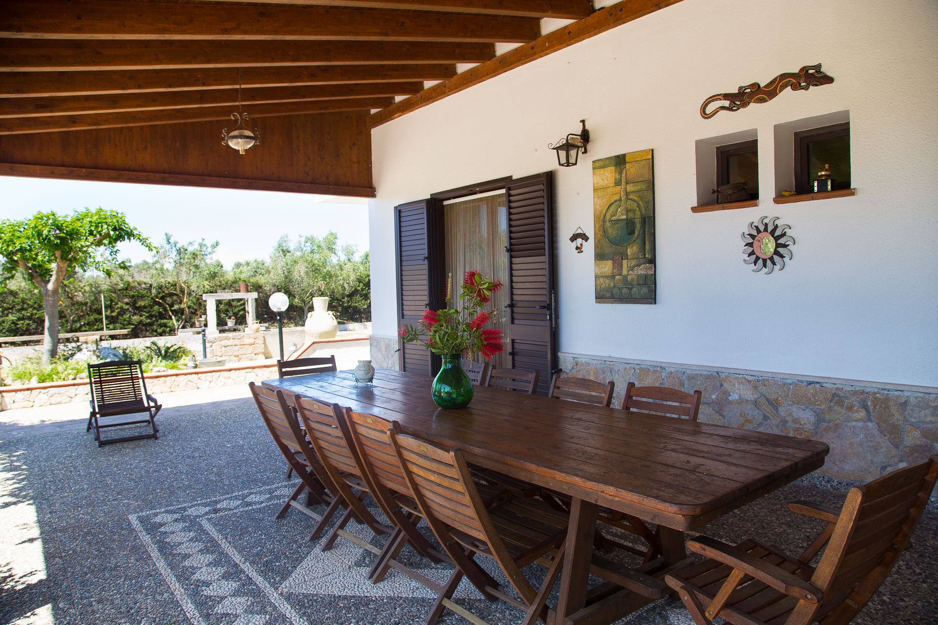 Portico Villa dei Sogni — tavolo da 10 posti