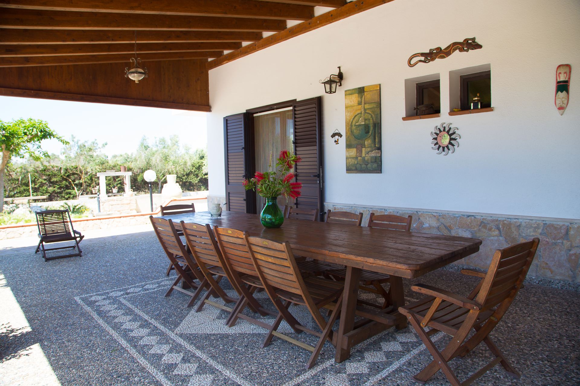 Cena sul portico di Villa dei Sogni